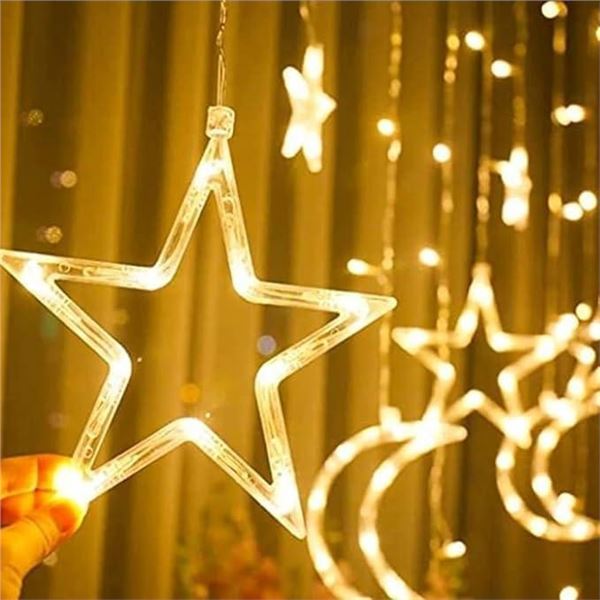 1Set 3.5M Decorative Moons and Stars LED Night Light