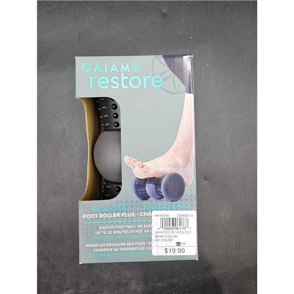 Gaiam Restore Hot & Cold Foot Roller Plus
