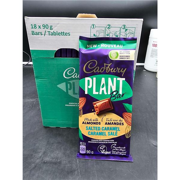 Cadbury Plant Bar Salted Caramel Candy Bars (18 x 90g)