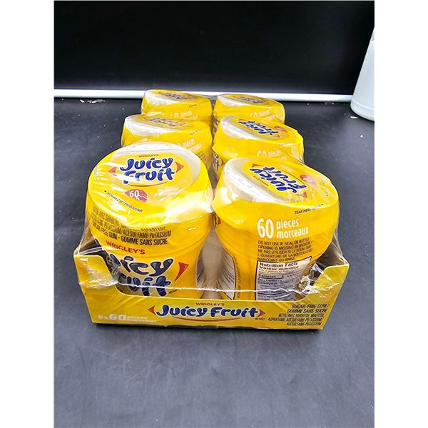 Juicy Fruit Original Gum (6 x 60pcs)