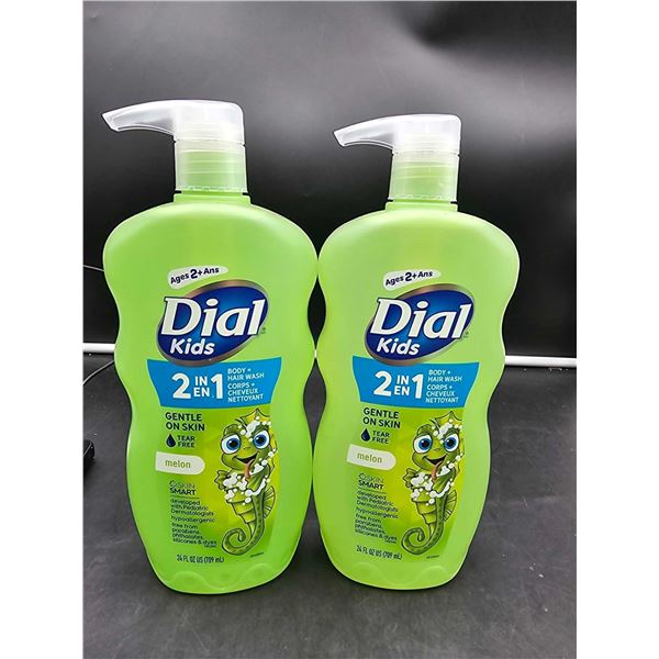 Dial Kids 2in1 Body & Hair Wash Melon (2 x 709ml)