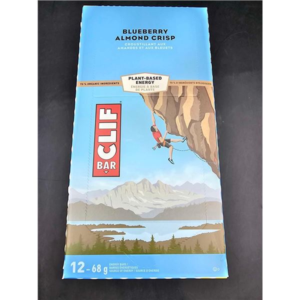 Cliff Bar Blueberry Almond Crisp Energy Bars (12 x 68g)