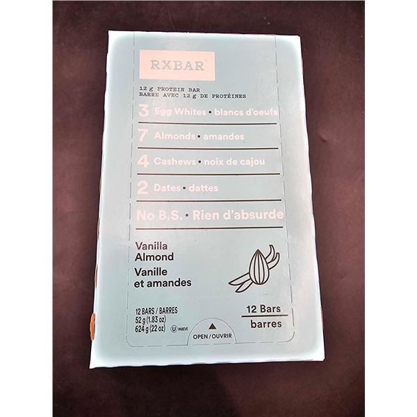 RXBar Vanilla Almond Protein Bars (12 x 52g)