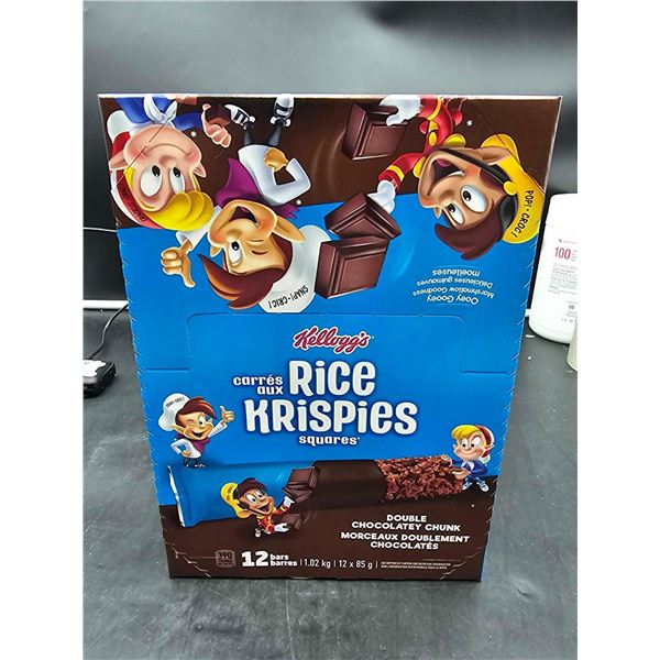 Kellogg's Rice Krispies Squares Double Chocolatey Chunk Squares (12 x 85g)
