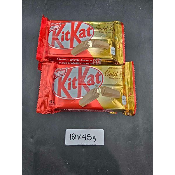 Nestle KitKat Gold Candy Bars (12 x 45g)