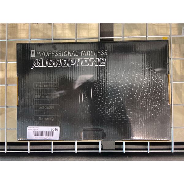 Professional wireless microphone, pack of 2