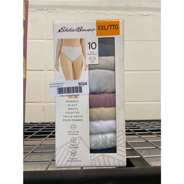 Eddie Bauer XXL Womens Hi-Cut Briefs