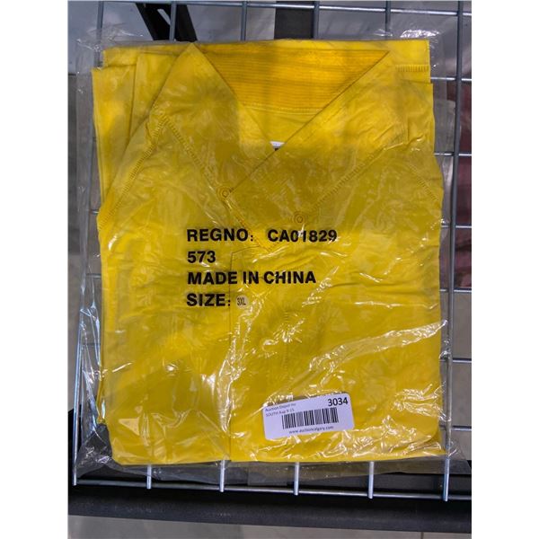 Yellow Rubber Rain Suit