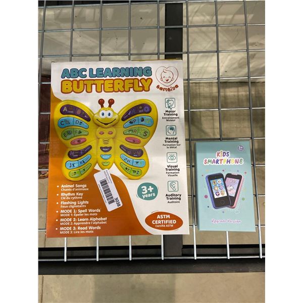 Lot of 2 ABC Learning Butterfly and Kids Smart Phone