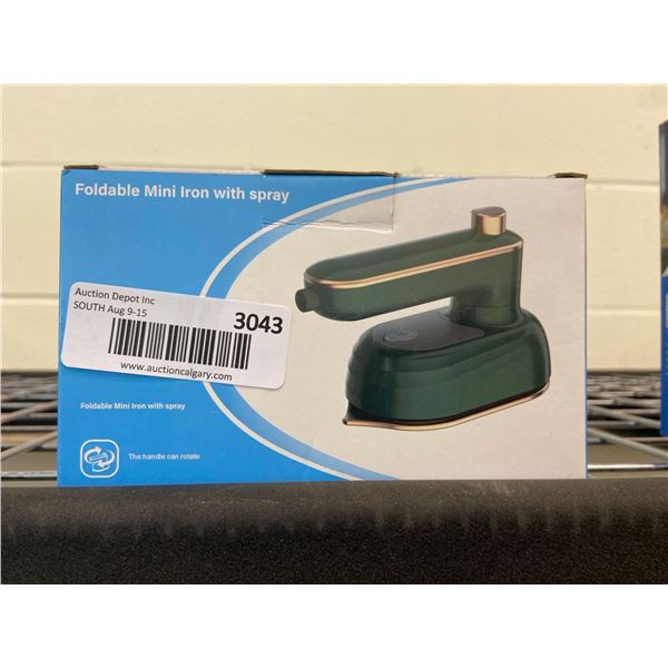 Foldable Mini Iron with Spray