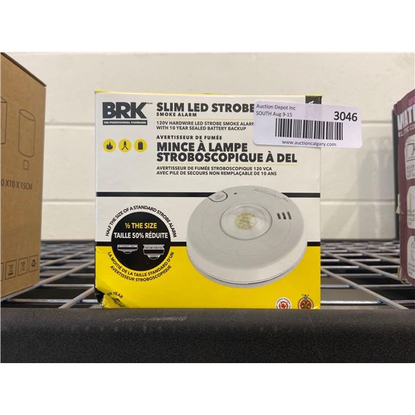 BRK Slim LED Strobe Smoke Alarm