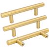 Image 1 : goldenwarm 25 Pack Cabinet Hardware Gold Drawer Pulls 5 inch - Brushed Brass Cabinet Handles Cupboar
