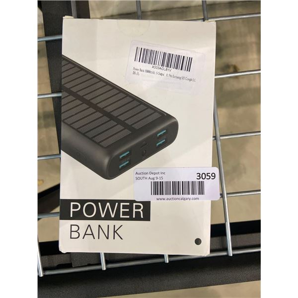 Solar Powered Power Bank