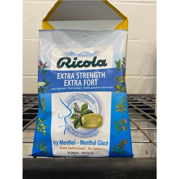 Ricola Icy Menthol Lozenges 8 x 19 Count