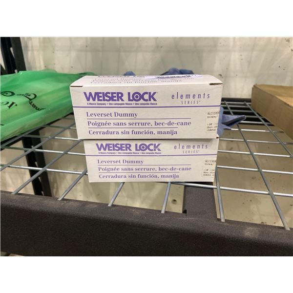 Weiser Lock Leverset Dummy Lot of 2