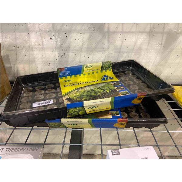 Jiffy Greenhouse Professsional Green House Pods 2 x 72