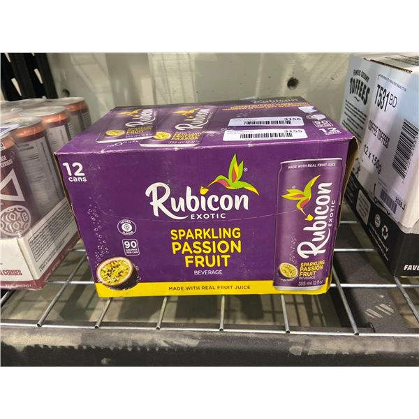 Rubicon Sparkling Passion Fruit Beverage 12 x 355ml