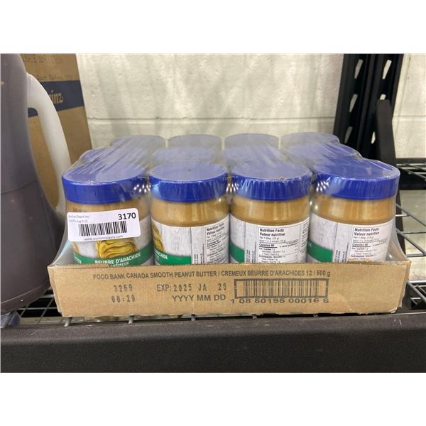 Smooth Peanut Butter 12 x 500g