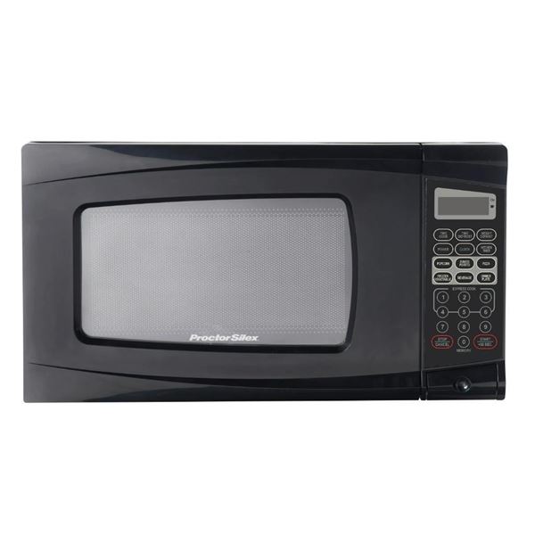 Proctor Silex 0.7-cu ft 700-Watt Countertop Microwave (Black)