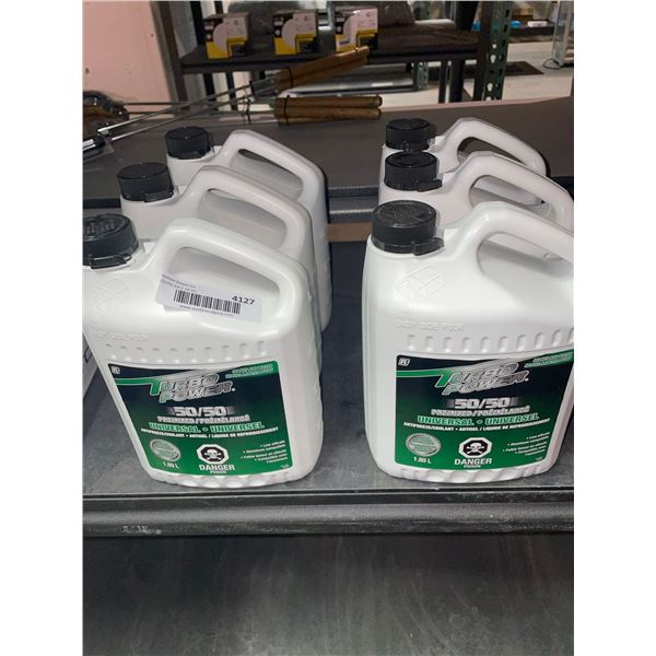 Turbo Power 50/50 Premixed Universal Antifreeze/Coolant 6 x 1.89L
