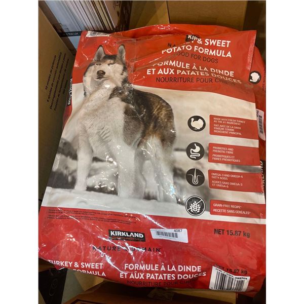 Kirkland Turkey & Sweet Potato Formula Dog Food 34.9LBS