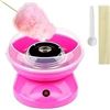 Image 1 : Cotton Candy Machine, Vintage Cotton Candy Maker Kit with Splash Prevention Bowl, Mini Cotton Candy 