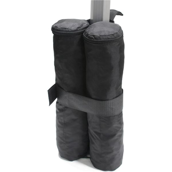 King Canopy INAWB400 17-Inch Weight Bags for Instant Legs, Black, 3-Pack
