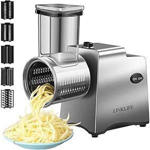 LINKLIFE Electric Salad Maker Professional Vegetable Graters Electric Slicer/Shredder Graters Salad 
