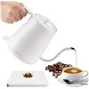 Image 1 : Electric Gooseneck Kettle 0.8L for Pour Over Coffee and Tea, Food Grade 304 Stainless Steel, 1000W Q