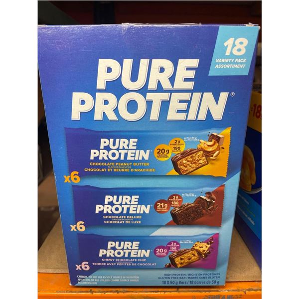 Pure Protein Bars 18 x 50g Variety Pack