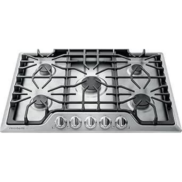 Frigidaire Gallery FGGC3047QS 30 Stainless 5 Burner Gas Cooktop