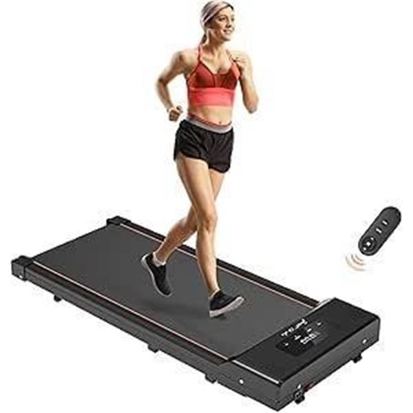 TODO Under Desk Treadmill Portable Walking Pad Treadmill, Quiet Flat Slim with Remote Control and LE
