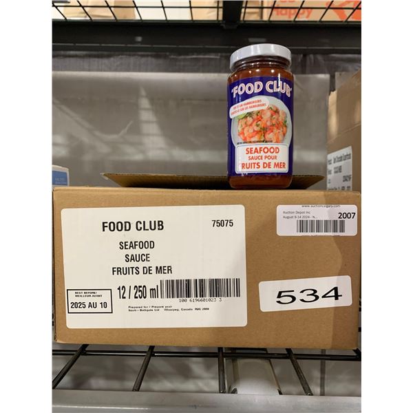 CASE LOT- Food Club Original Seafood Sauce 12 x 250ml
