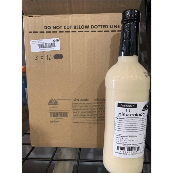 CASE LOT- BlenderBoyz Pina Colada Drink Base 6 x 1L