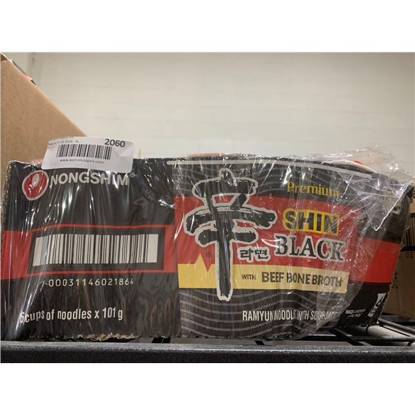 CASE LOT- Premium Shin Black Ramen Noodles w/ Beef Bone Broth 5 x 101g