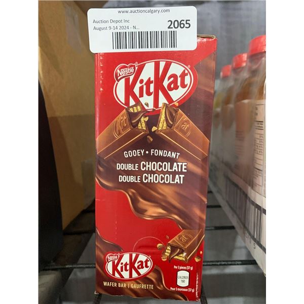 CASE LOT- Nestle KitKat Gooey Double Chocolate Wafer Bars  15 x 112g