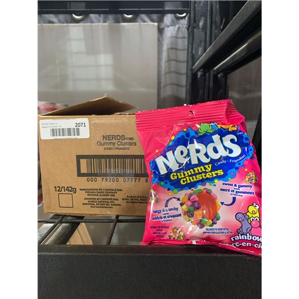 CASE LOT- Nerds Rainbow Gummy Clusters 12 x 142g