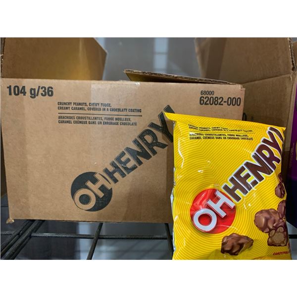 CASE LOT- OH Henry Peanut & Fudge Mini Bites 36 x 104g