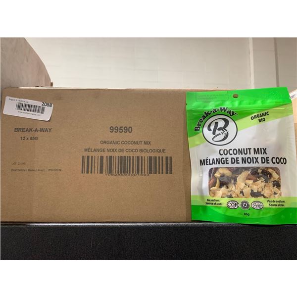 CASE LOT- Break-a-way Organic Coconut Mix 12 x 85g