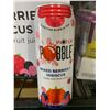 Image 1 : CASE LOT- Inotea Pobble Popping Boba Bubble Tea, Mixed Berries & Hibiscus w/ Real Fruit Juice 24 x 4
