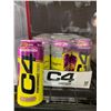 Image 1 : CASE LOT- C4 Performance Energy Drink Grape Popsicle Flavour  12 x 473ml
