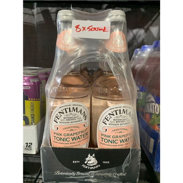 CASE LOT- Fentimans Traditional Pink Grapefruit Tonic Water 8 x 500ml
