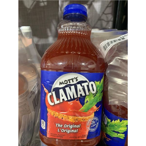 CASE LOT- Motts Original Clamato Juice 8 x 1.89L