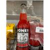 Image 1 : CASE LOT- Jones Cane Sugar Strawberry Lime Soda 12 x 355ml