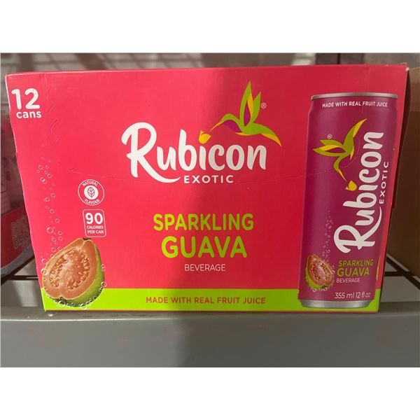 CASE LOT- Rubicon Exotic Sparkling Guava Beverage 12 x 355ml