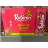 Image 1 : CASE LOT- Rubicon Exotic Sparkling Guava Beverage 12 x 355ml