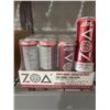 Image 1 : CASE LOT- Zoa Cherry Limeade Zero Sugar Energy Drink 12 x 355ml