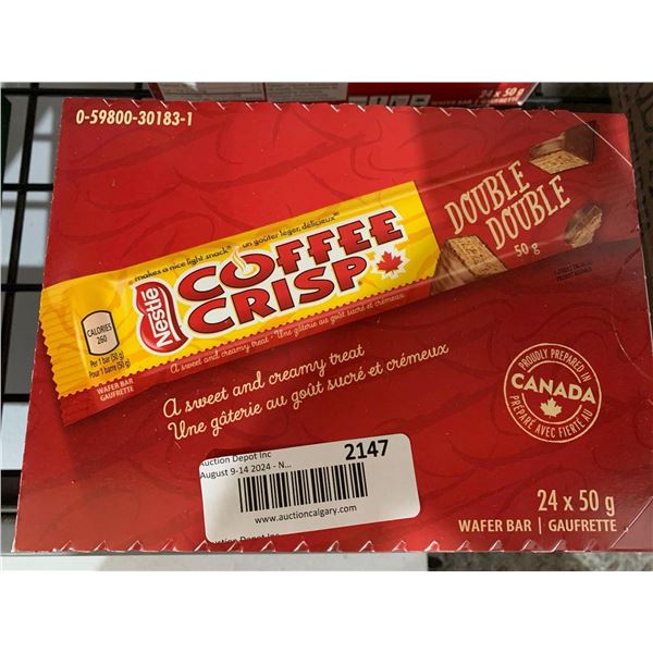 CASE LOT- Coffee Crisp Double Double Candy Bar 24 x 50g