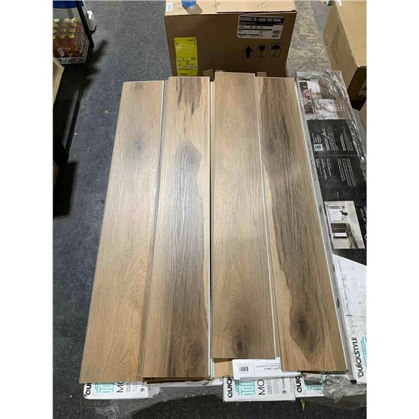 Quickstyle Monument SPC Collection Floating DropLoc Flooring  9 Planks per Box 7"x48"  21.51ft2