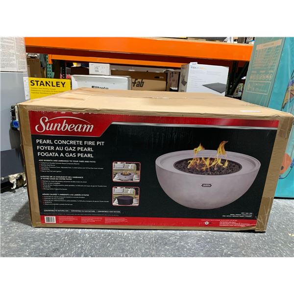 Sunbeam Pearl Concrete Fire Pit